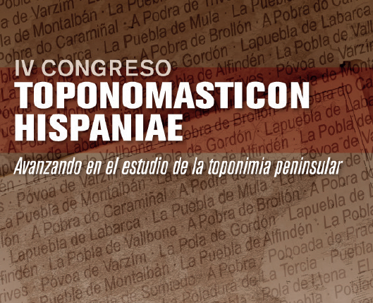 Imagen IV Congreso Toponomasticon Hispaniae